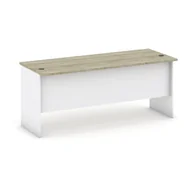 Biurka - B2B Partner Biurko proste, długość 1800 mm, biały/dąb sonoma 437500 - miniaturka - grafika 1