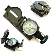 Kompasy - Profesjonalny Kompas Metalowy Us Army Busola KP003 - miniaturka - grafika 1
