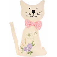 Wielkanoc - Kot wielkanocny SASKA GARDEN 1052915 Biały 28 cm - miniaturka - grafika 1