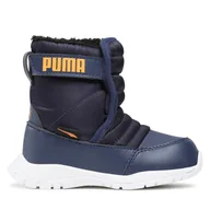 Buty dla chłopców - Śniegowce Puma Nieve Boot WTR AC Inf 380746 06 Granatowy - miniaturka - grafika 1