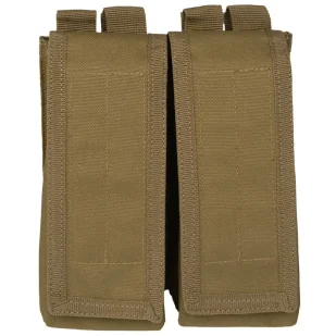 Ładownica Mil-Tec na 2 magazynki do AK47 Molle - Coyote - Amunicja i osprzęt ASG - miniaturka - grafika 1