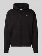 Bluzy męskie - Bluza rozpinana z wyhaftowanym logo - miniaturka - grafika 1