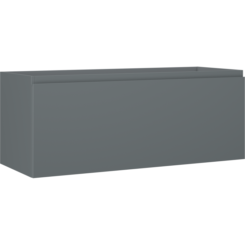 Mexen Orio szafka łazienkowa podumywalkowa 120 cm, 1 szuflada, grafit mat - 91A10-12047-1-BF66
