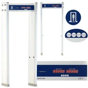 Wyposażenie miejsc publicznych - Bramka do wykrywania metalu z cyfrowym wyświetlaczem i regulowaną czułością Z-400M - miniaturka - grafika 1