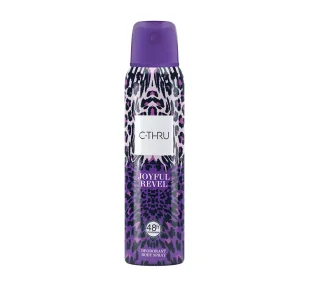 C-THRU Joyful Revel Dezodorant - spray 48H 150ml - Dezodoranty i antyperspiranty dla kobiet - miniaturka - grafika 1