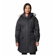 Kurtki i kamizelki sportowe damskie - Damski płaszcz zimowy Columbia Suttle Mountain™ Long Insulated Jacket Rozmiar: S / Kolor: czarny - miniaturka - grafika 1