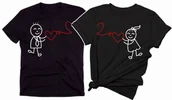 Gadżety dla niej i dla niego - koszulki walentynkowe dla pary - miniaturka - grafika 1
