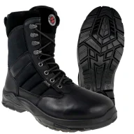 Odzież taktyczna i umundurowanie - Buty Wojskowe Taktyczne Sibeza DXB Czarne Safe ZIP43 - miniaturka - grafika 1