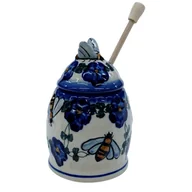 Pojemniki kuchenne - Ceramiczny pojemnik na miód Ceramika Bolesławiec - miniaturka - grafika 1