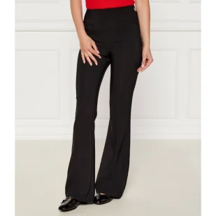 HUGO Spodnie Halaran flare fit - Spodnie damskie - miniaturka - grafika 1