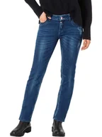 Spodenki damskie - Timezone Dżinsy - Slim fit - w kolorze granatowym - miniaturka - grafika 1