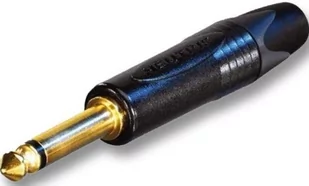 Neutrik NP2X-B wtyk jack, pozłacany styk, czarna obudowa, 2-biegunowy, 6,35 mm NP2X-B - Złącza, przejściówki, adaptery - miniaturka - grafika 2