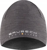 Czapki damskie - Brubeck HM10180 Czapka wełniana dwuwarstwowa unisex EXTREME WOOL stalowy L/XL - miniaturka - grafika 1