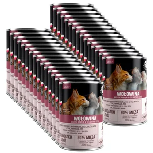 PetRepublic kawałki w sosie z wołowiną 30x400g dla kota - Mokra karma dla kotów - miniaturka - grafika 1