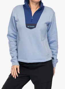 Bluza damska bez kaptura Columbia Lodge Quarter Zip - whisper/eve/nocturnal - Bluzy sportowe damskie - miniaturka - grafika 1