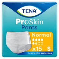 Bielizna lecznicza - Tena Pants ProSkin, majtki chłonne, rozmiar S, 65-85 cm, Normal, 15 sztuk - miniaturka - grafika 1