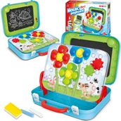 Tablice dla dzieci - Tablica do rysowania gra planszowa mozaika akcesoria kreda - miniaturka - grafika 1