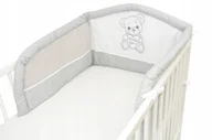 Ochraniacze do łóżeczka - OCHRANIACZ 180x30 DO ŁÓŻECZKA 120x60 SUPER JAKOŚĆ! - miniaturka - grafika 1