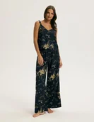 Piżamy damskie - Piżama damska na ramiączkach Crispella Esotiq navy S - miniaturka - grafika 1