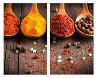 Obrusy i serwetki - Podkładki kuchenne Przyprawy, 2 szt., szkło, 52 x 30 cm, Allstar - miniaturka - grafika 1