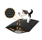 Kuwety dla kotów - Mata Wycieraczka Pod Kuwetę Dla Kota Duża 40x50 cm - miniaturka - grafika 1