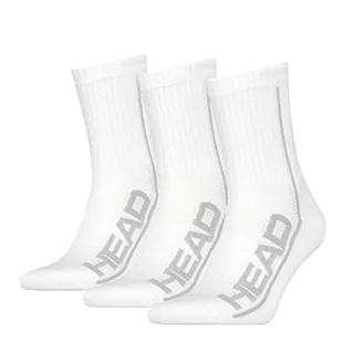 HEAD Unisex Performance Short Crew skarpety, 3 sztuki w opakowaniu, biały, 35-38 EU - Skarpetki damskie - miniaturka - grafika 1