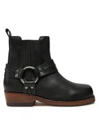 Botki damskie - Bronx Botki Lo-Ua 47580-B Czarny - miniaturka - grafika 1