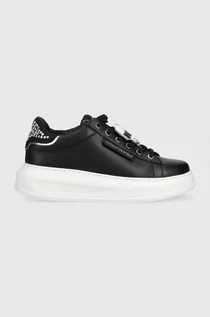Sneakersy damskie - Karl Lagerfeld sneakersy KAPRI kolor czarny - grafika 1