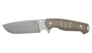 Nóż Viper Borr Natural Canvas Micarta, Stonewashed D2 by Jesper Voxnæs (VT4008SWCN) - Noże - miniaturka - grafika 1