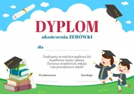 Dyplomy i okładki - DYPLOM ukończenia ZERÓWKI UZ_2 - miniaturka - grafika 1