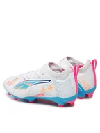 Piłka nożna - Korki chłopięce Puma ULTRA 5 MATCH VOL. UP FG/AG JR białe 10806501 - miniaturka - grafika 1