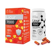 Witaminy i minerały - Bio Medical Pharma Licur 7000 z witaminą D, 60 kaps. - miniaturka - grafika 1