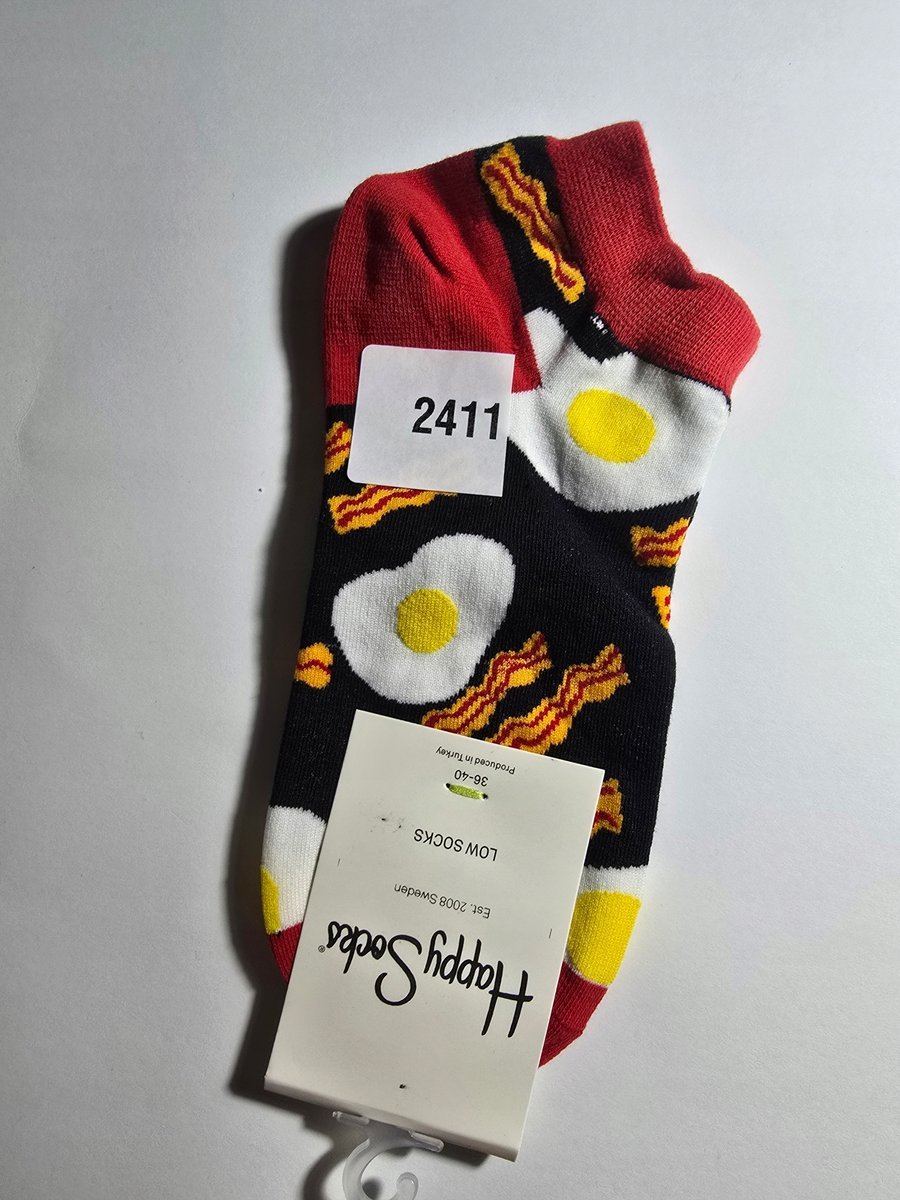 Kolorowe skarpety Happy Socks stopki unisex rozmiar 36-40 (2411)