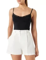 Spodnie damskie - Pinko Damskie spodnie ze stretchu, lniane, Z15_biały Nembo, 66 - miniaturka - grafika 1