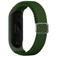 Akcesoria do smartwatchy - Pasek BELINE Textile do Xiaomi Mi Band 3/4 Zielony - miniaturka - grafika 1