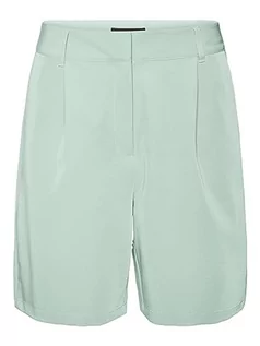 Spodenki damskie - VERO MODA Damskie szorty VMZELDA H/W Loose Shorts EXP NOOS, Mist Green, 36 - grafika 1