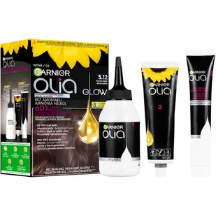 Garnier Olia Glow Farba do włosów 60 g Odcień 5.12 Rainbow Brown - Farby do włosów i szampony koloryzujące - miniaturka - grafika 1