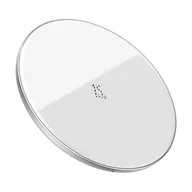 Ładowarki do telefonów - Baseus szybka bezprzewodowa ładowarka Qi 15 W + kabel USB Typ C biały (WXJK-B02) - miniaturka - grafika 1