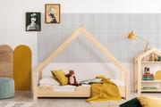 Łóżka dla dzieci i młodzieży - Łóżko dziecięce LOCA C 70x140 sosna - miniaturka - grafika 1