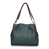 Torebki damskie - Dwukolorowa torebka skórzana Grosseto Sogno  F22 - miniaturka - grafika 1