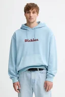 Bluzy męskie - Dickies bluza męska kolor niebieski z kapturem z nadrukiem DK0A87NP - miniaturka - grafika 1