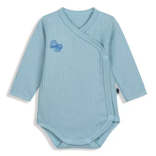 Body dla niemowląt - Body kopertowe BLUE-68 - grafika 1
