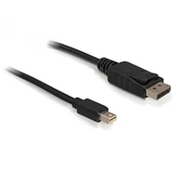 Kable komputerowe i do monitorów - Delock kabel Displayport M -> Displayport mini M 1m 82698 - miniaturka - grafika 1