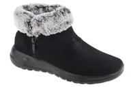 Moda i Uroda OUTLET - Skechers On The Go Joy-Savvy 144003-BKGY, Damskie, buty zimowe, Czarne - miniaturka - grafika 1