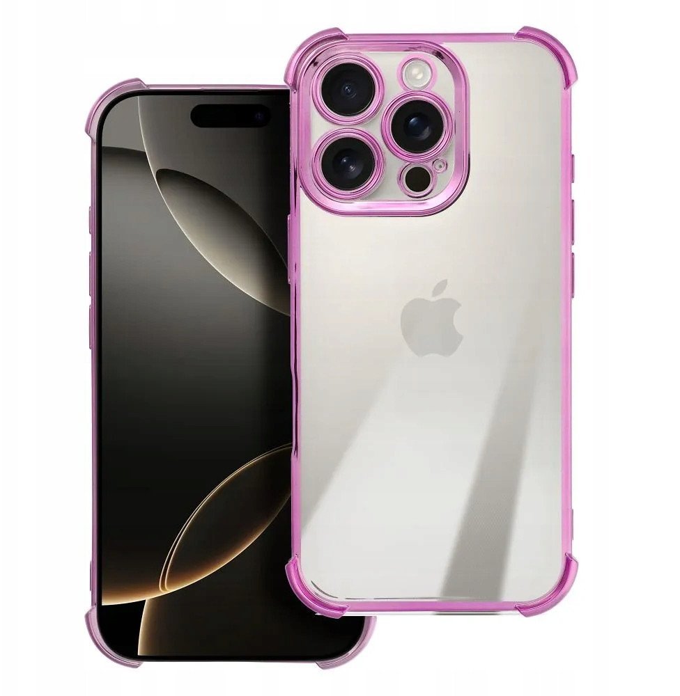 Futerał ANTISHOCK ELECTRO do SAMSUNG S25 Edge purpurowy