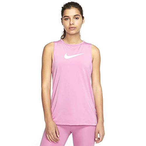 Nike damska koszulka w Np Tank Essential Swoosh purpurowy Magic Flamingo/Barely Rose X-L