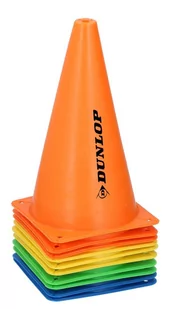 Dunlop Pachołki treningowe 23,5cm x10 213846 - Piłka nożna - miniaturka - grafika 3