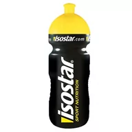 Shakery i bidony sportowe - Isostar Bidon Pull-Push czarny 650ml - miniaturka - grafika 1