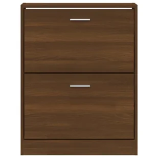 Półka na buty, brązowy dąb, 59x17x81 cm - Szafki na buty - miniaturka - grafika 6