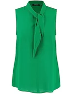 Bluzki damskie - Taifun Damska bluzka bez rękawów, bez rękawów, jednokolorowa, Cosmic Green, 42 - miniaturka - grafika 1